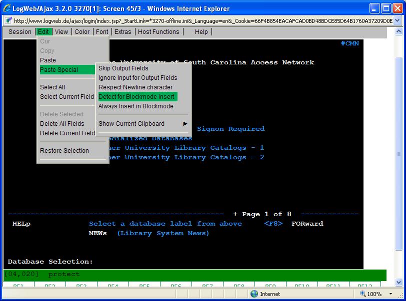 emulation window