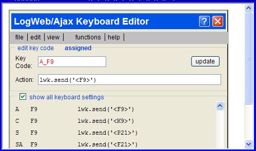 key code
