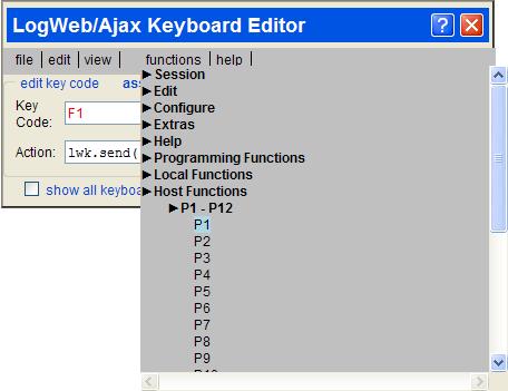 functions list