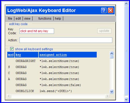 keyboard settings