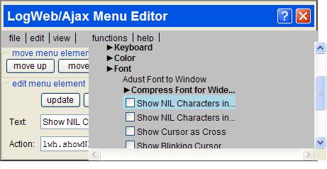 functions list