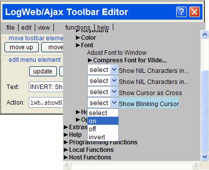 functions list