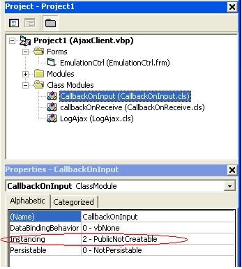project instance