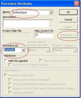 procedure attributes