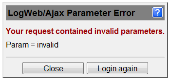 Parameter errors
